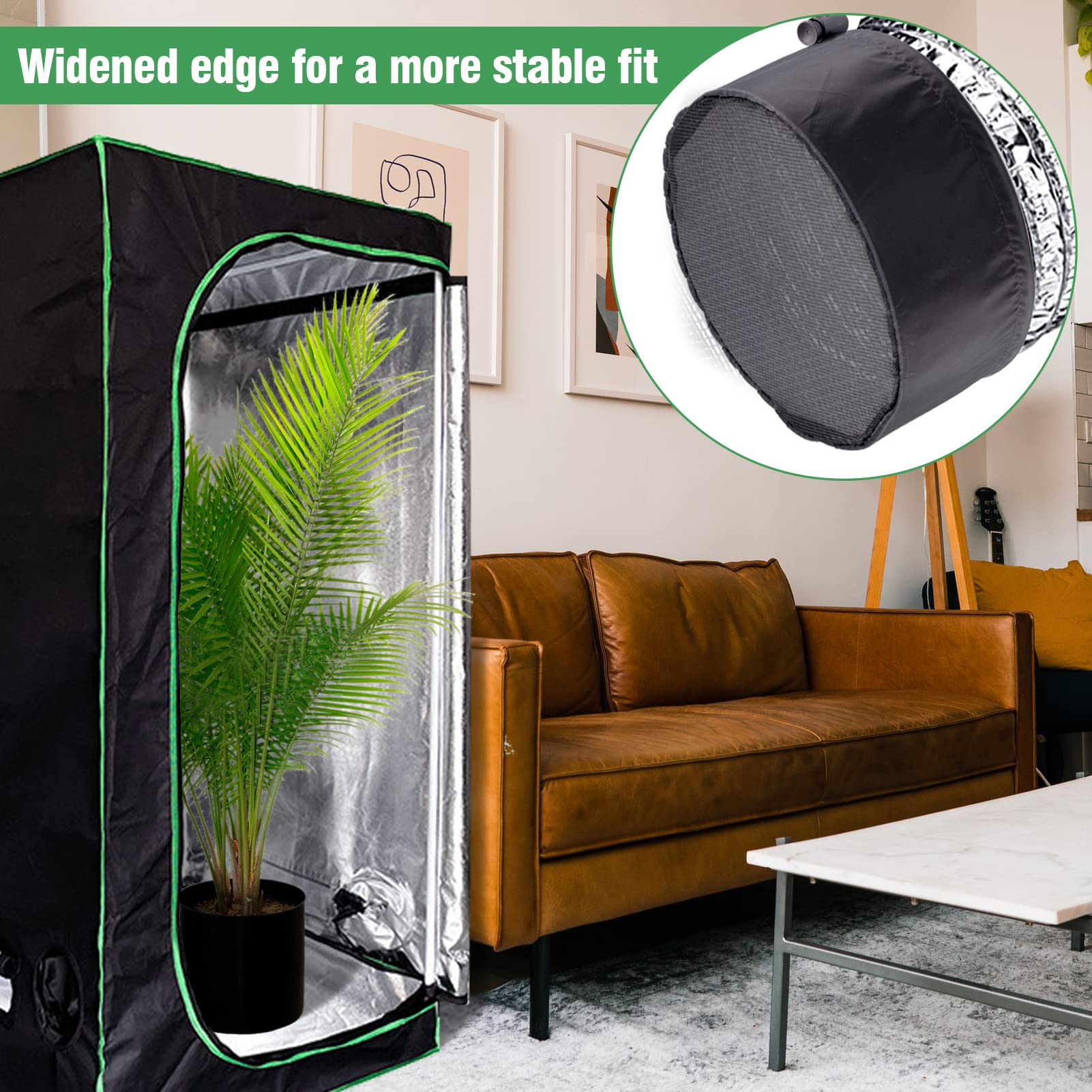 Amazon.co.jp: グロウテント換気口カバー - 8インチ ダクトフィルター